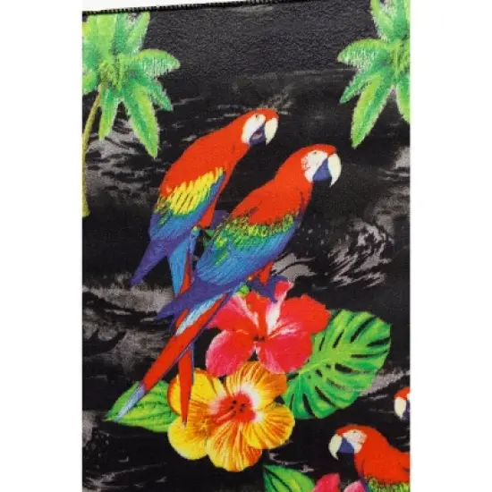 LA LEELA Men's Vacation Beachwear Lava Lava Sarongs Swimwear Cover Up Summer Long Holidays Wrap Vacation Pareo For Men One Size Black, Floral image {5}