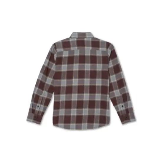 Volcom Boys Caden Plaid Long Sleeve Shirt image {1}