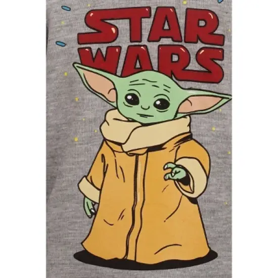 Star Wars The Mandalorian Grogu Fleece Pullover Hoodie image {1}