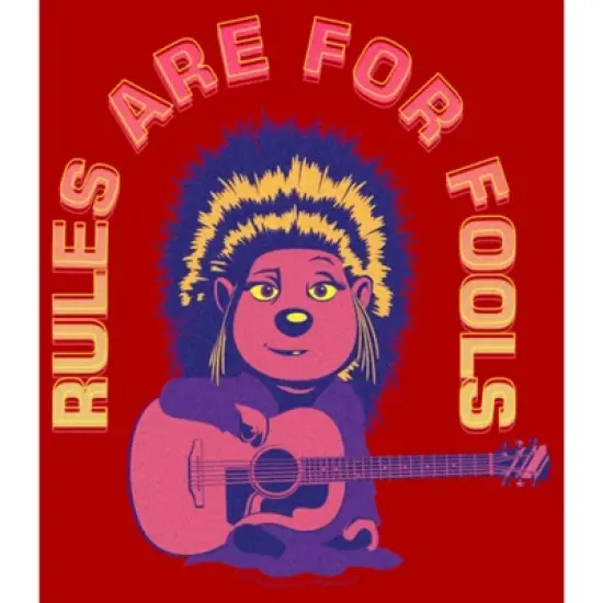 Junior's Sing 2 Ash Rules Are for Fools T-Shirt image {1}