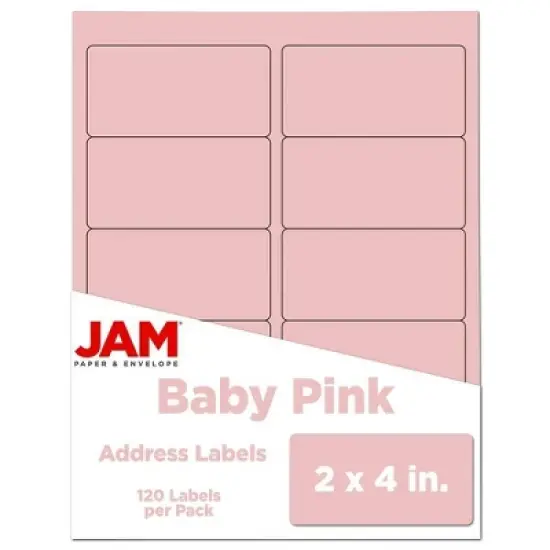 JAM Paper Mailing Labels 2" x 4" 120ct image {6}