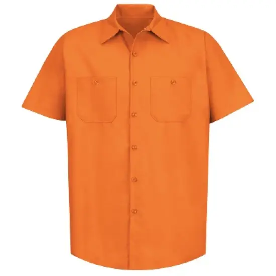 Red Kap&reg; Men's Short Sleeve Industrial Work Shirt image {4}