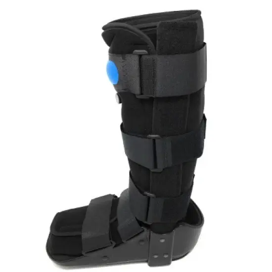 OTC Walker Boot, Short Leg Adjustable Air Cast, High Top, Black image {3}