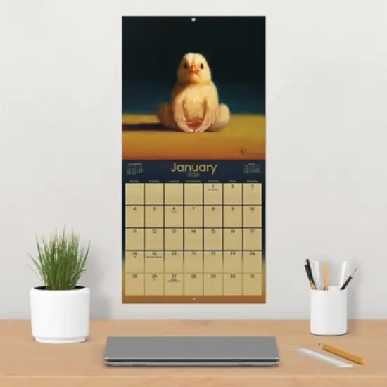 Trends International 2026 Lucia Heffernan Yoga Chicks 12"x12" Wall Calendar image {4}