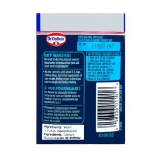 Dr. Oetker Instant Dry Yeast 7g. (Pack of 6) image {1}