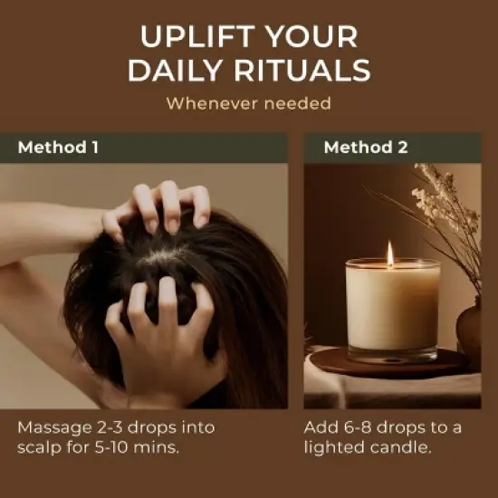 Calamus Essential Oil for Hair - 0.34 Fl Oz - Gya Labs Calamus Oil for Diffuser, Skin, Aromatherapy, Massages & Candle Making Scent image {2}