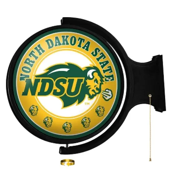 University Original Round Rotating Lighted Wall Sign image {57}