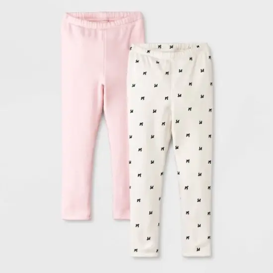 Toddler Girls' Adaptive 2pk Cozy Leggings - Cat & Jack&trade; image {4}