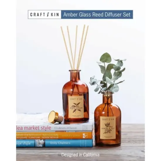 Craft & Kin Aromatherapy Scented Oil Reed Diffuser Set image {2}