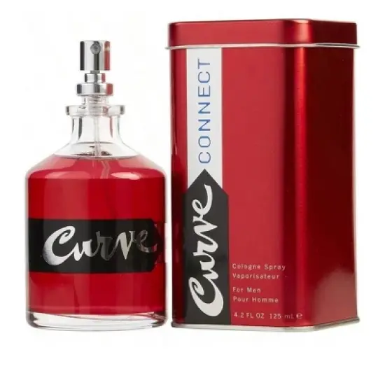 Curve Connect By Liz Claiborne Men Teas, Tonka Bean, Sandalwood, Tobacco Flower Cologne Spray 4.2 Oz image {1}
