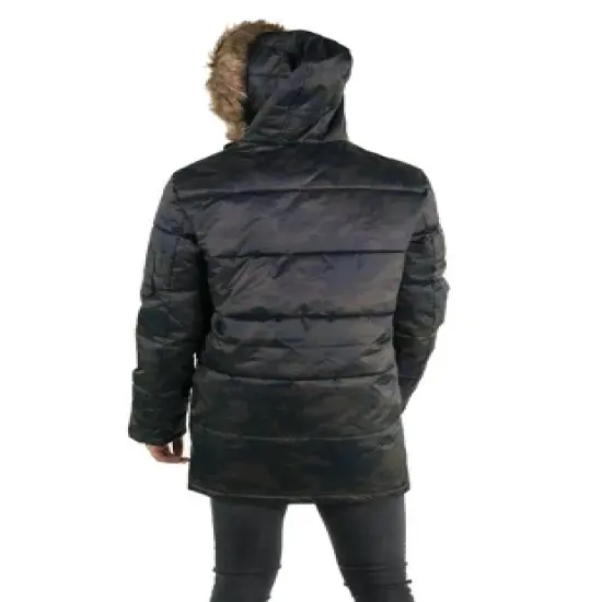 Members Only Men's Snorkel Puffer Jacket image {1}