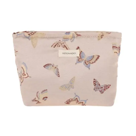 Unique Bargains Portable Butterfly Makeup Bag 1 Pc image {5}