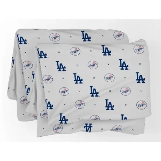 MLB Los Angeles Dodgers Small X Twin Sheet Set image {1}