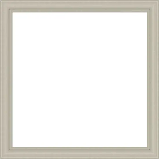 Amanti Art Romano Silver Narrow Framed Dry Erase Magnetic Board image {12}