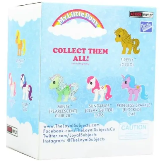 The Loyal Subjects My Little Pony Blind Box 3" Action Vinyls Wave 5, One Random image {1}