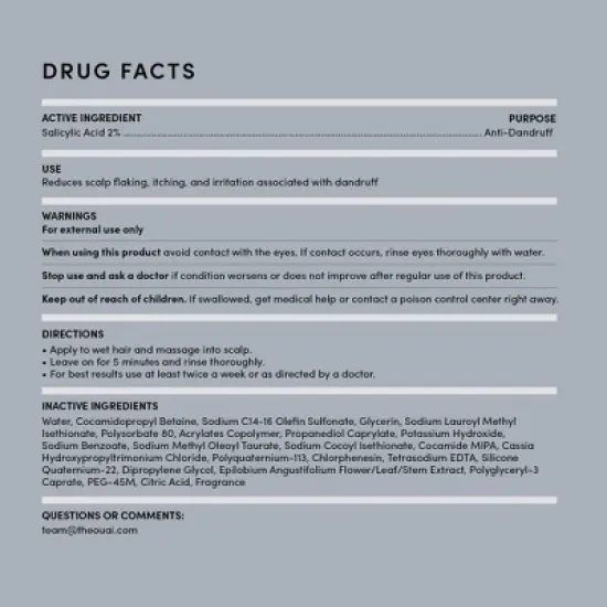 OUAI Anti Dandruff Shampoo - 10 fl oz - Ulta Beauty image {7}