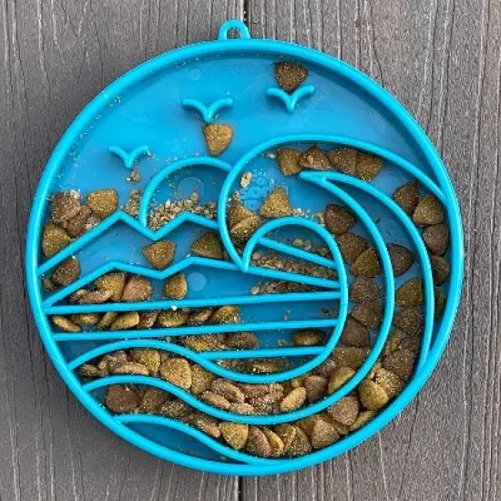 Baja Design eTray Enrichment Shallow Slow Feeder Dog Bowl image {3}