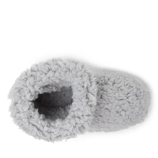 Dearfoams Kid's Tate Pile Bootie Slipper image {4}
