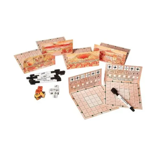 Railroad Ink - Blazing Red (Dutch Edition) Board Game image {2}