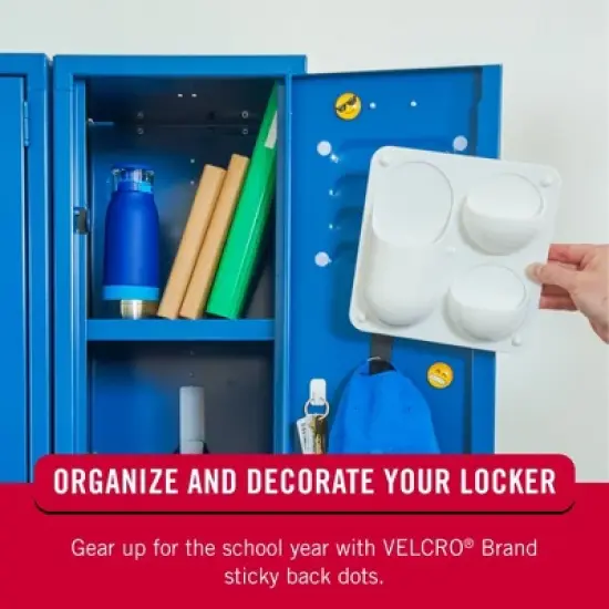 VELCRO 5/8" 75ct Sticky Back&nbsp;Dots Mounting Adhesive for Classroom and Office Organization White image {3}