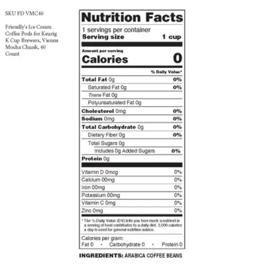 Friendly's Ice Cream Flavored Coffee Pods Keurig 2.0, Vienna Mocha Chunk, 40 Ct image {2}