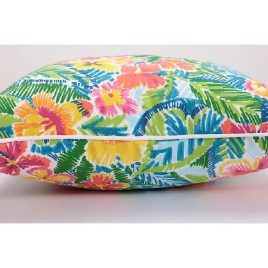 Set of 2 Outdoor/Indoor 16.5" Throw Pillows Pensacola - Pillow Perfect image {1}