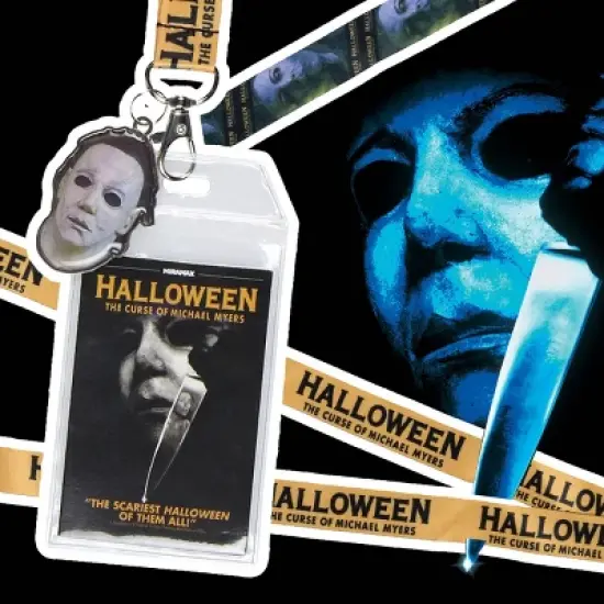 Halloween The Curse of Michael Myers Lanyard Clear ID Badge Holder image {4}