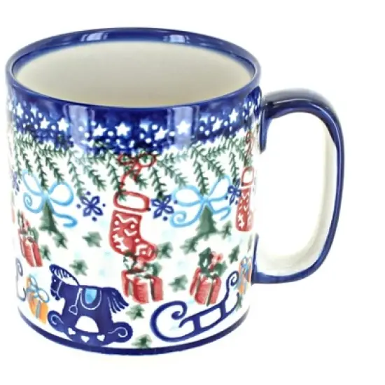 Blue Rose Polish Pottery Vena Mug image {9}