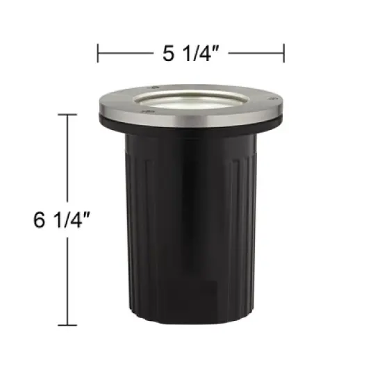 John Timberland 5 1/4" Low Voltage 9-Watt In-Ground LED Light image {4}