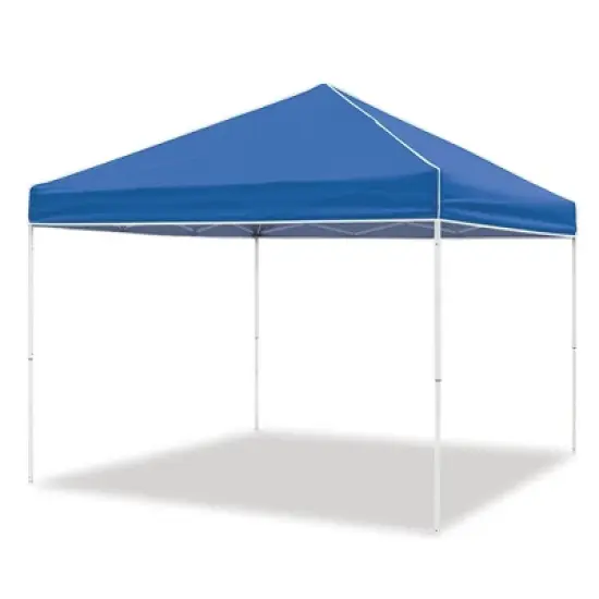 Z-Shade 10 x 10 Foot Everest Instant Outdoor Canopy Camping Patio Shelter, Blue & Instant Outdoor Canopy Shelter Wrap Around Leg Weight Bags, Set of 4 image {4}