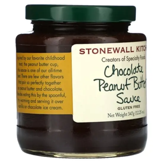 Stonewall Kitchen Chocolate Peanut Butter Sauce, 12.25 oz (347 g) image {3}
