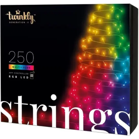 Twinkly Strings App-Controlled LED Christmas Lights Indoor and Outdoor Smart Lighting Decoration image {12}