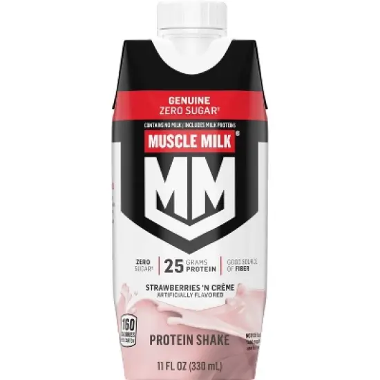 Muscle Milk Gen Strawberry Protein Shake - 4pk: Nutritional, Non-Caffeinated, Ready to Drink image {2}