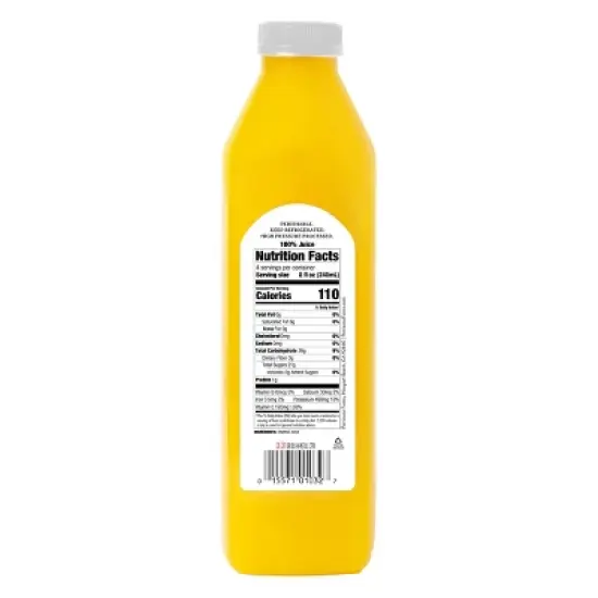 Cold Pressed Orange Juice - 32 fl oz image {5}