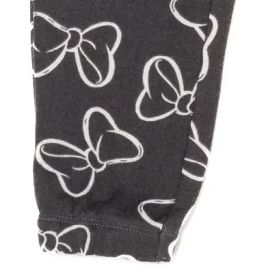 Disney Minnie Mouse Girls Fleece 2 Pack Jogger Pants Little Kid to Big Kid image {4}