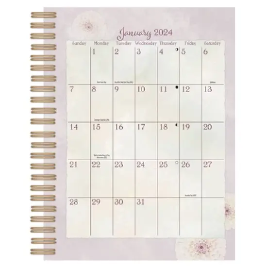 Lang 2024 Weekly/Monthly Planner  9.5"x7.75" File-It Botanical Gardens image {3}