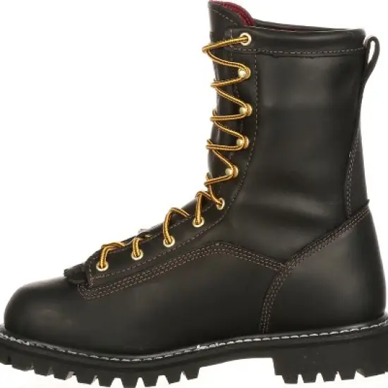 Men's Black Georgia Boot Lace-to-Toe GORE-TEX&reg; Waterproof 200G Insulated Work Boot Size 10.5 image {4}