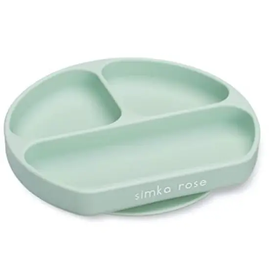 Simka Rose Silicone Suction Plate for Baby and Toddler image {5}