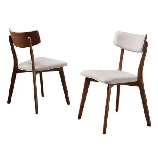 Set of 2 Chazz Mid-Century Dining Chair - Christopher Knight Home image {9}