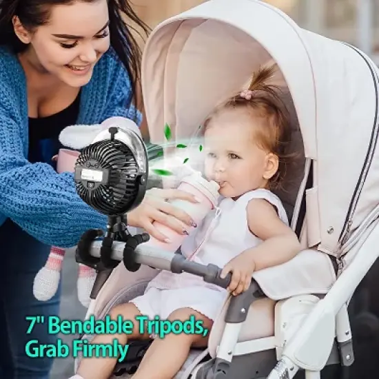 Misting stroller fan image {2}