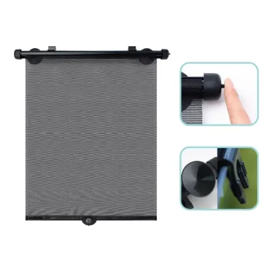 The Peanutshell Roller Baby Car Window Shades, 2-Pack Set image {2}