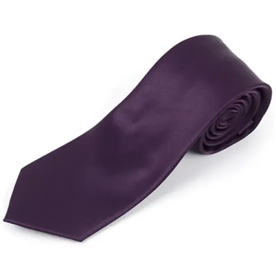 Men's Solid Color 2.75 Inch Wide And 57 Inch Long Slim Neckties image {49}