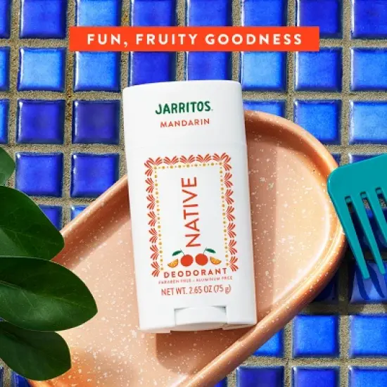 Native Deodorant for Women & Men - Limited Edition Jarritos - Mandarin - 2.65oz image {3}