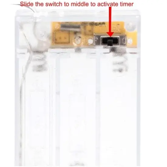 Itopfox 5 Pack 20 LED Fairy Lights with Timer, Silver Wire String Light for Bedroom Party Wedding Decorations, Warm White image {5}