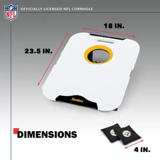 NFL Pittsburgh Steelers All-Weather Travel Cornhole Set image {4}