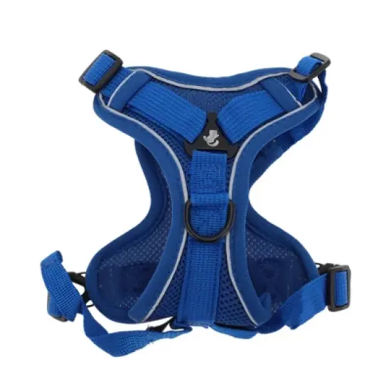 Unique Bargains Cat Harness and Leash with Reflective Strips Medium Blue 1 Set image {6}