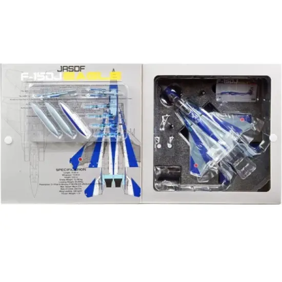 F-15DJ JASDF (Japan Air Self-Defense Force) Eagle Fighter Aircraft w/Stand Ltd Ed to 600 pcs 1/72 Diecast Model by JC Wings image {4}
