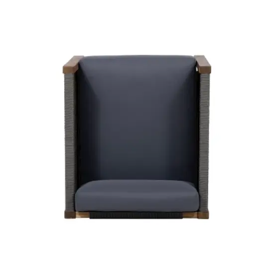 Christopher Knight Home Laurel Outdoor Acacia Wood and Rope Club Chair with Cushions image {5}