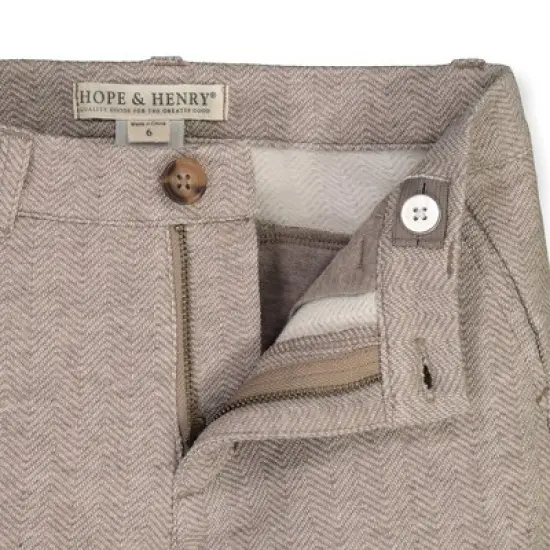 Hope & Henry Boys' Fleece Suit Pant, Toddler image {2}