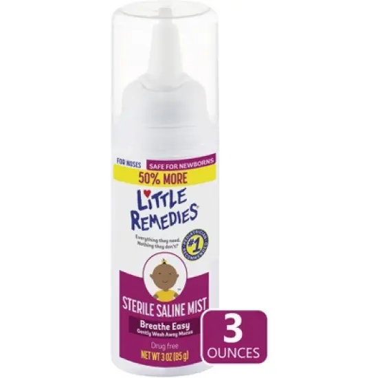 Little Remedies Saline Nasal Mist for Babies Stuffy Noses - 3 fl oz image {8}
